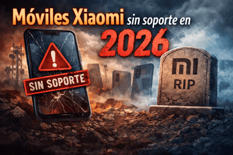 Móviles Xiaomi sin soporte en 2026