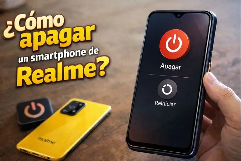 ¿Cómo apagar un smartphone de Realme?
