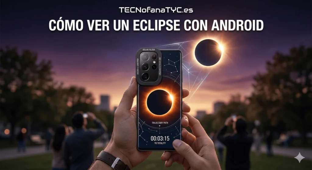 Cómo ver un eclipse con Android: Guía Completa