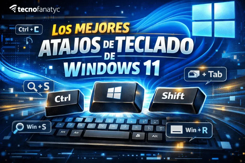 Atajos de teclado de Windows 11: Guía completa de comandos
