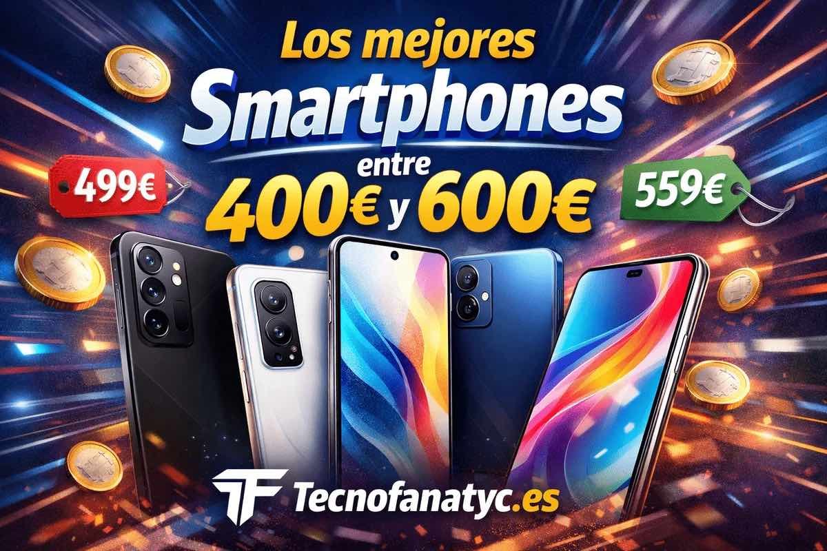 Los mejores smartphones entre 400€ y 600€