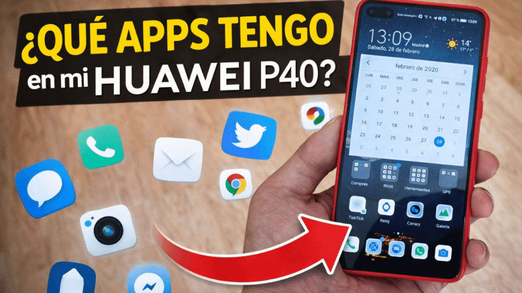 ¿Qué apps tengo en el Huawei P40?