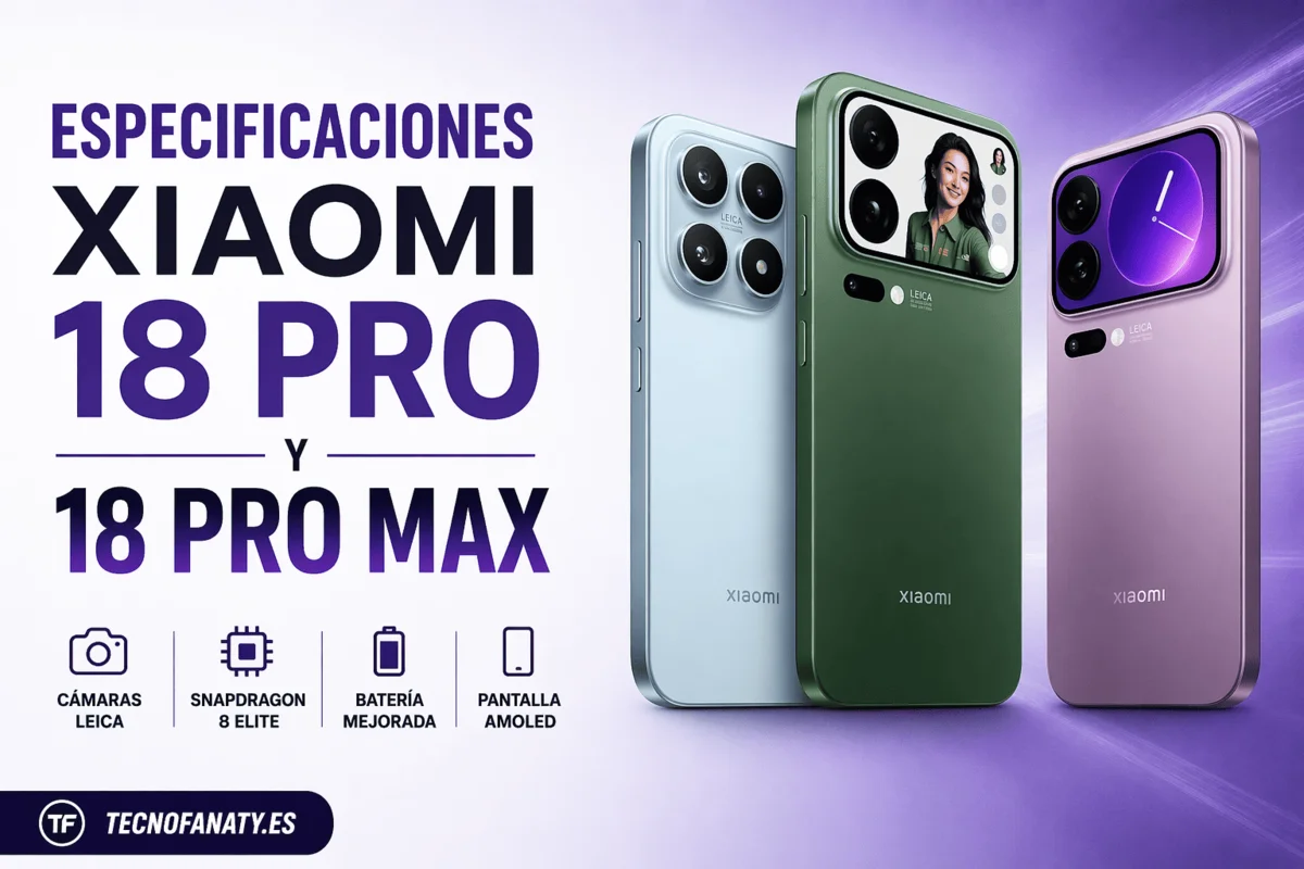 Especificaciones del Xiaomi 18 Pro y 18 Pro Max