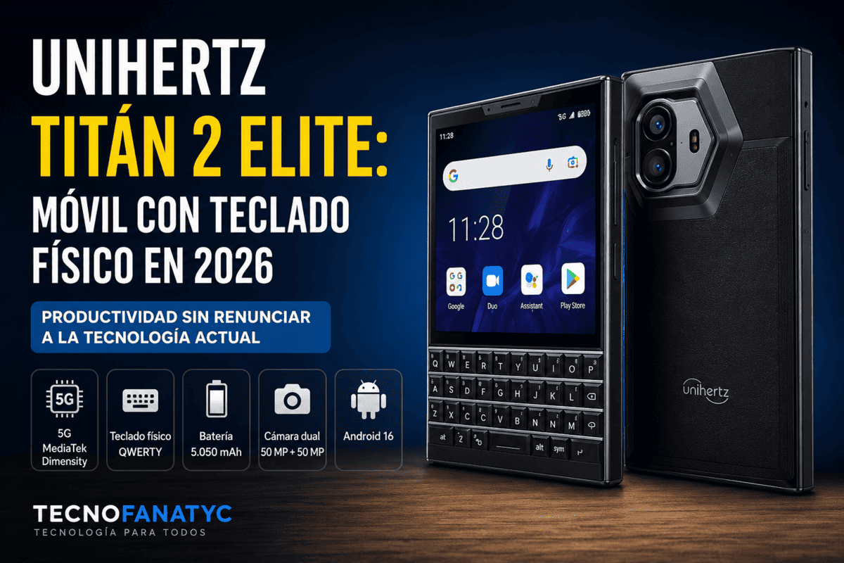 Unihertz Titan 2 Elite-Blackberry en 2026