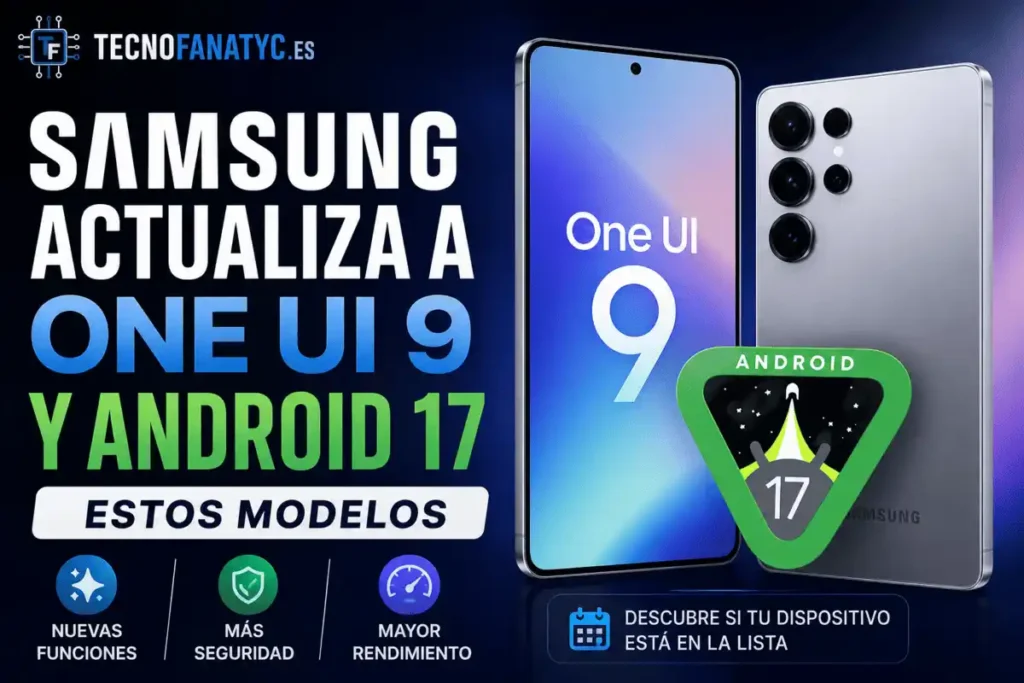 Samsung actualiza a One UI 9 y Android 17 estos modelos