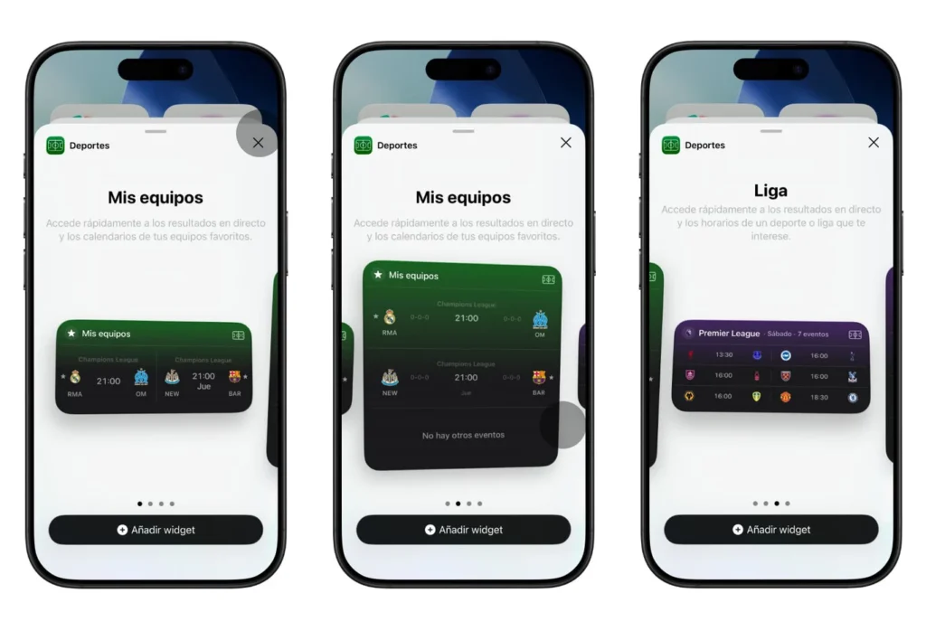 Apple Sports en España oficial