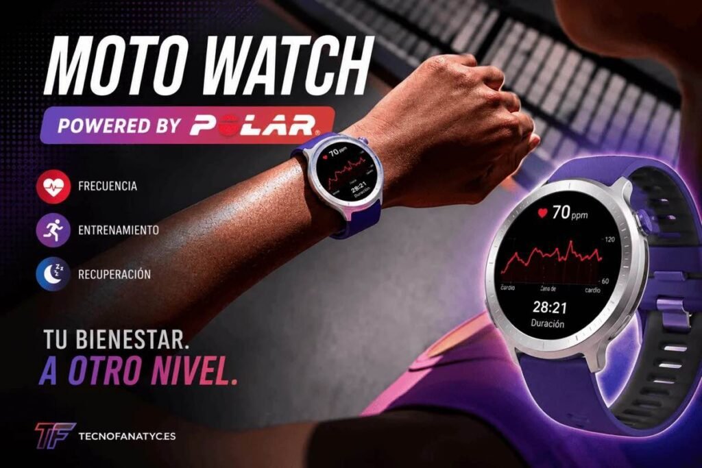 Moto watch powered by Polar: alianza entre Polar y Motorola