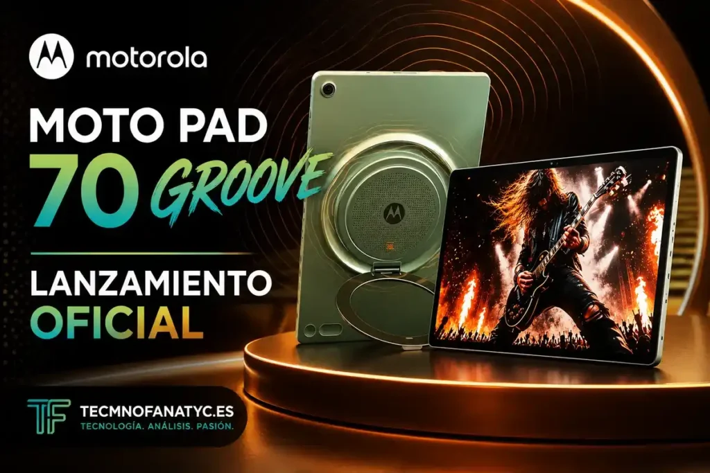 Motorola Moto Pad 70 Groove: lanzamiento oficial