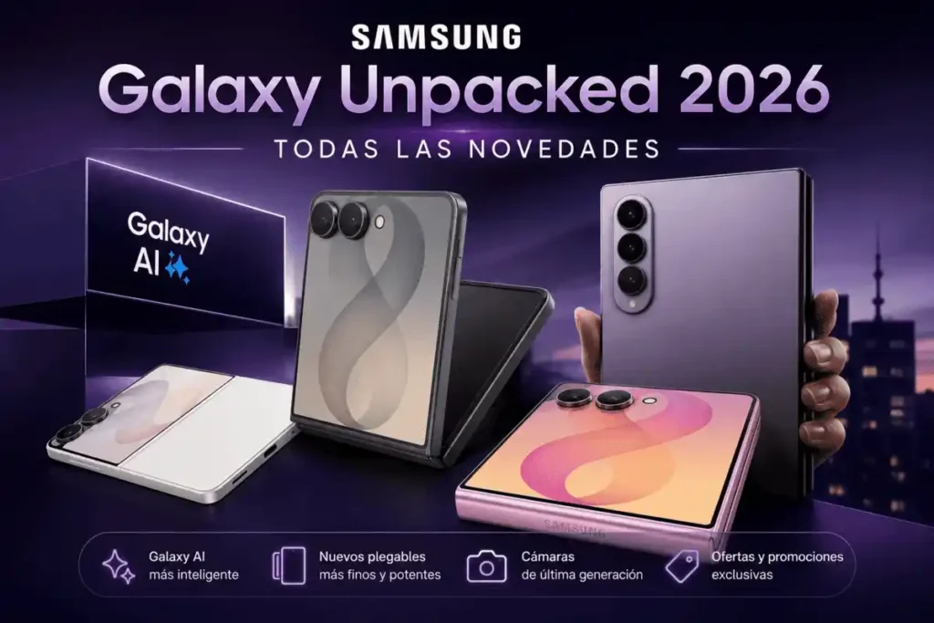 Samsung Galaxy Unpacked 2026: todas las novedades