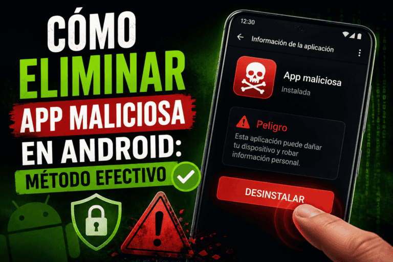 Cómo eliminar App maliciosa en Android: método efectivo
