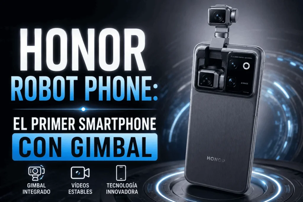 Honor Robot Phone: El primer smartphone con gimbal