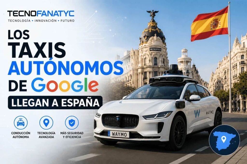 Los taxis autónomos de Google llegan a España