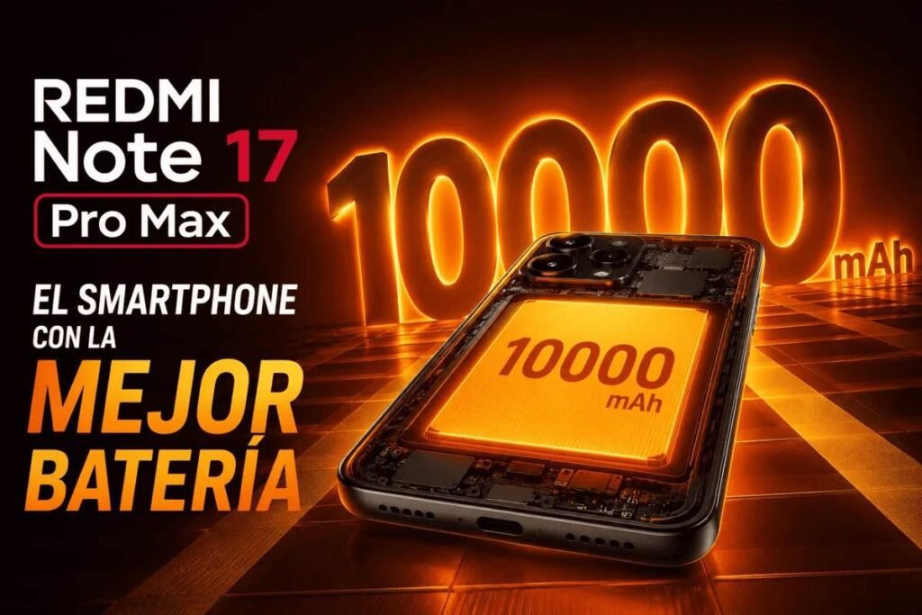 Redmi Note 17 Pro Max: El smartphone con la mejor batería